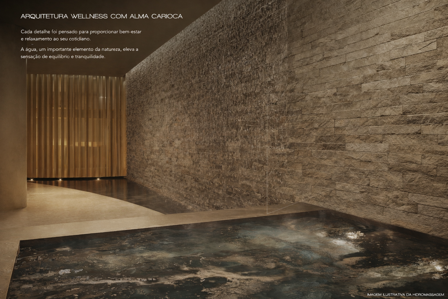 Luxury interior with marble